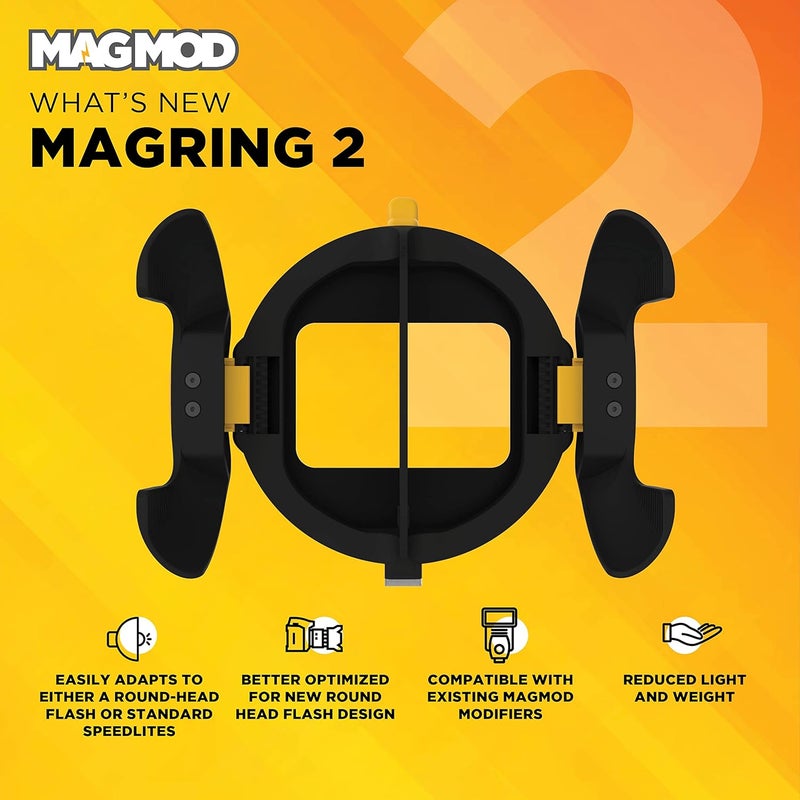 MAGMOD MagRing 2 Softbox Mount by , Photography Lighting MagBox Accessory, Modular Speedlite Base, New and Improved Magnetic Speedring - Image 3